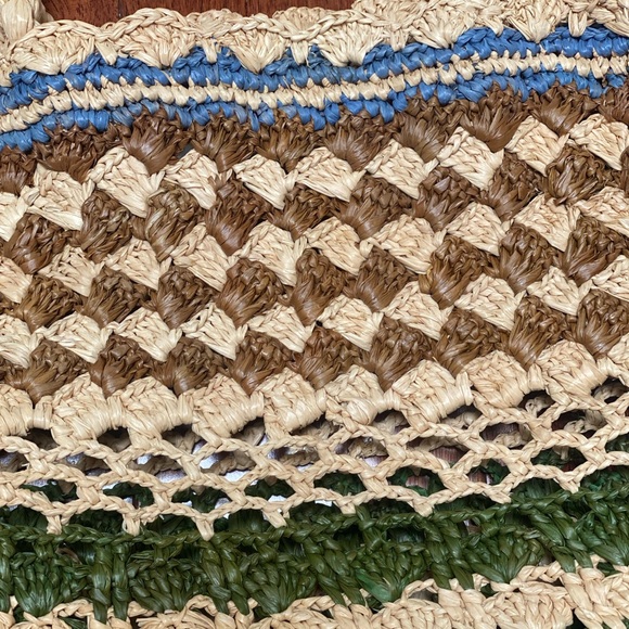 NWT Doen Orla Bag in Multicolor Raffia - Picture 6 of 8